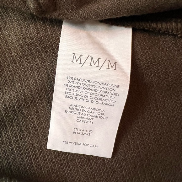 CAbi Women's Olive Blazer NWOT - Picture 5 of 10